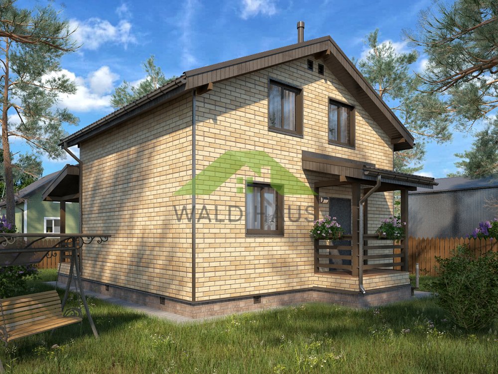Каркасный дом Лысково - Проект дома 7,0 х 8,0