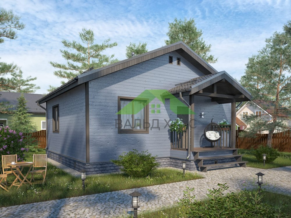 Каркасный дом Ольмедо- Проект дома 9,0х 9,5